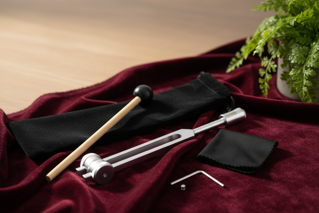 528 Hz Healing Tuning Fork Set Lifestyle