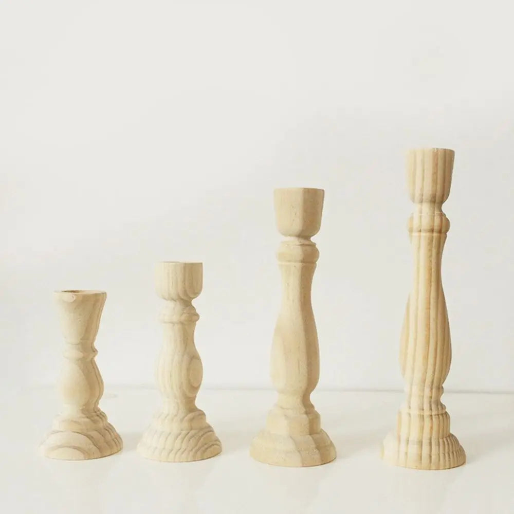 Classic Wooden Candle Stands