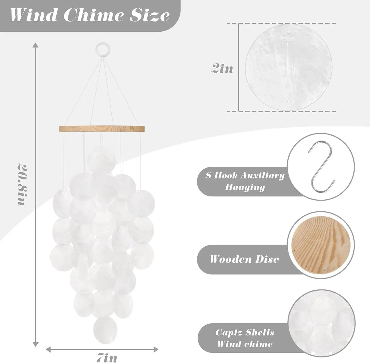 Capiz Shells Windchime