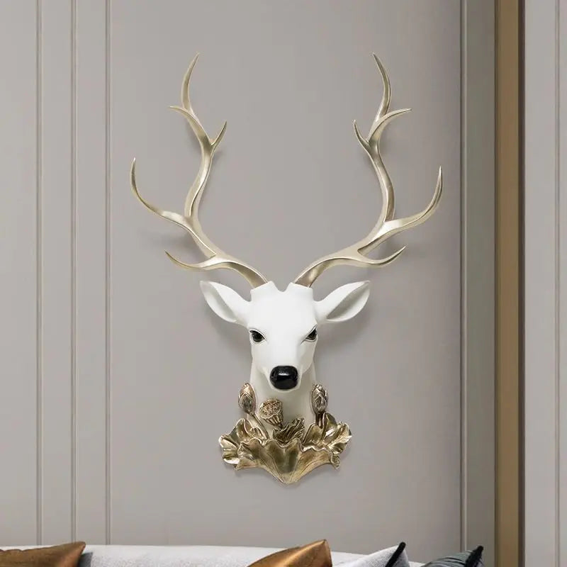 Reindeer Wall Art Sculpture