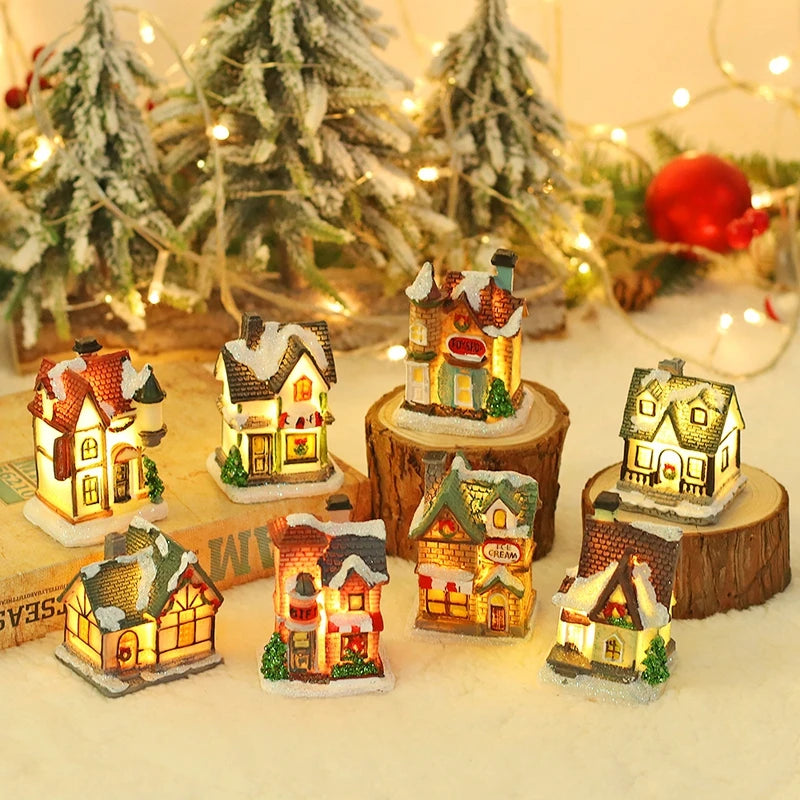 Wooden House Luminous Cabin