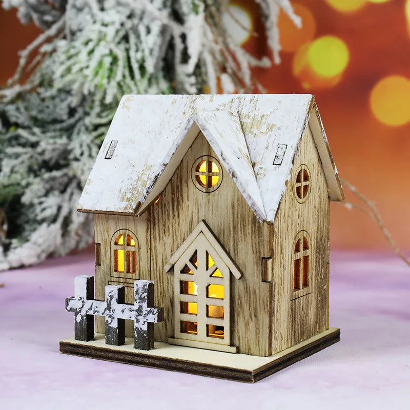 Wooden House Luminous Cabin