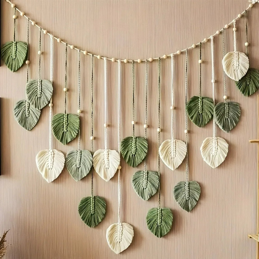 Macrame Feather Wall Art — Large (120cm)