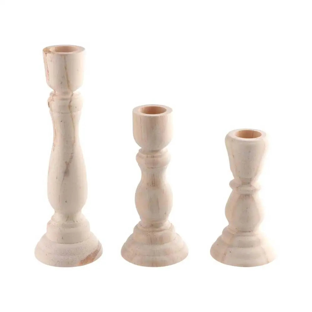Classic Wooden Candle Stands