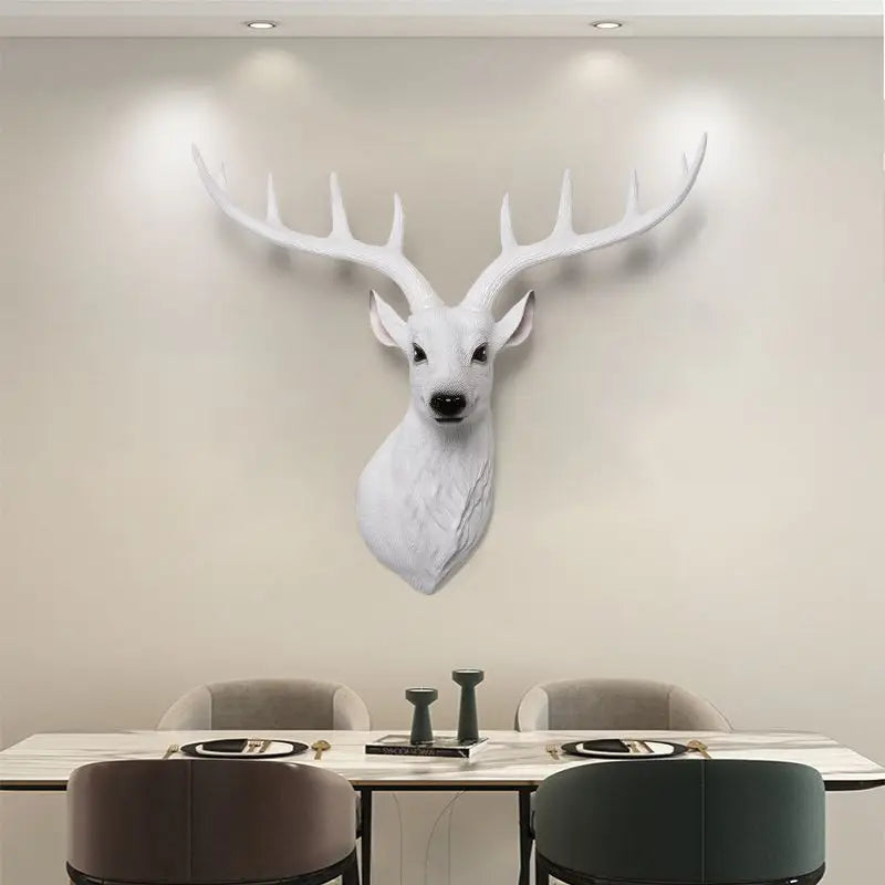 Reindeer Wall Art Sculpture