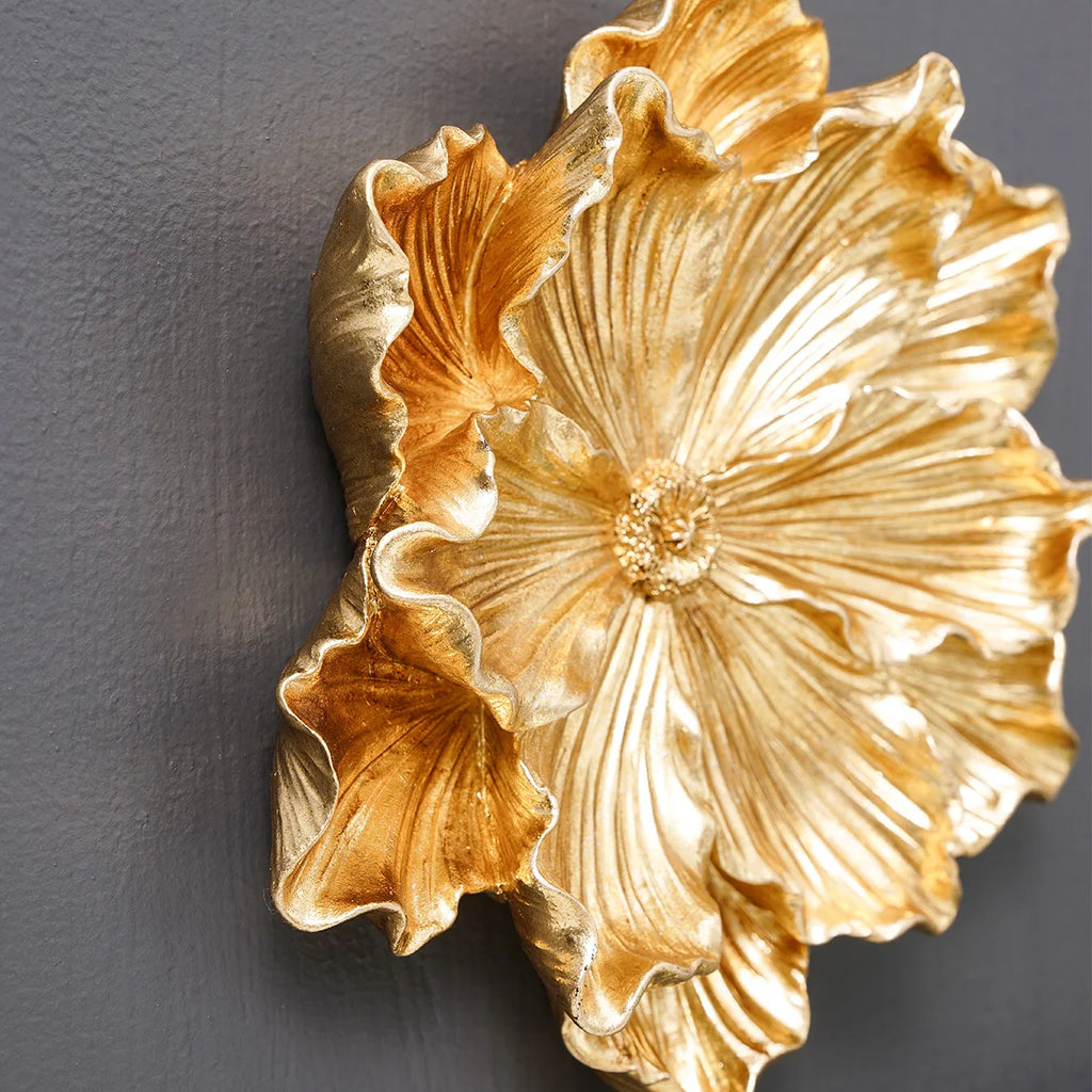 Sacred Lotus Wall Hanging — Sculptural Home Décor