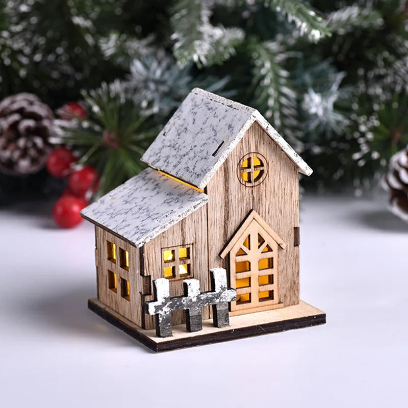 Wooden House Luminous Cabin