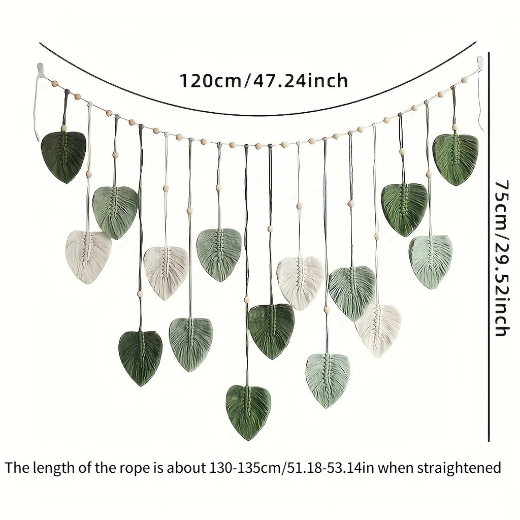 Macrame Feather Wall Art — Large (120cm)
