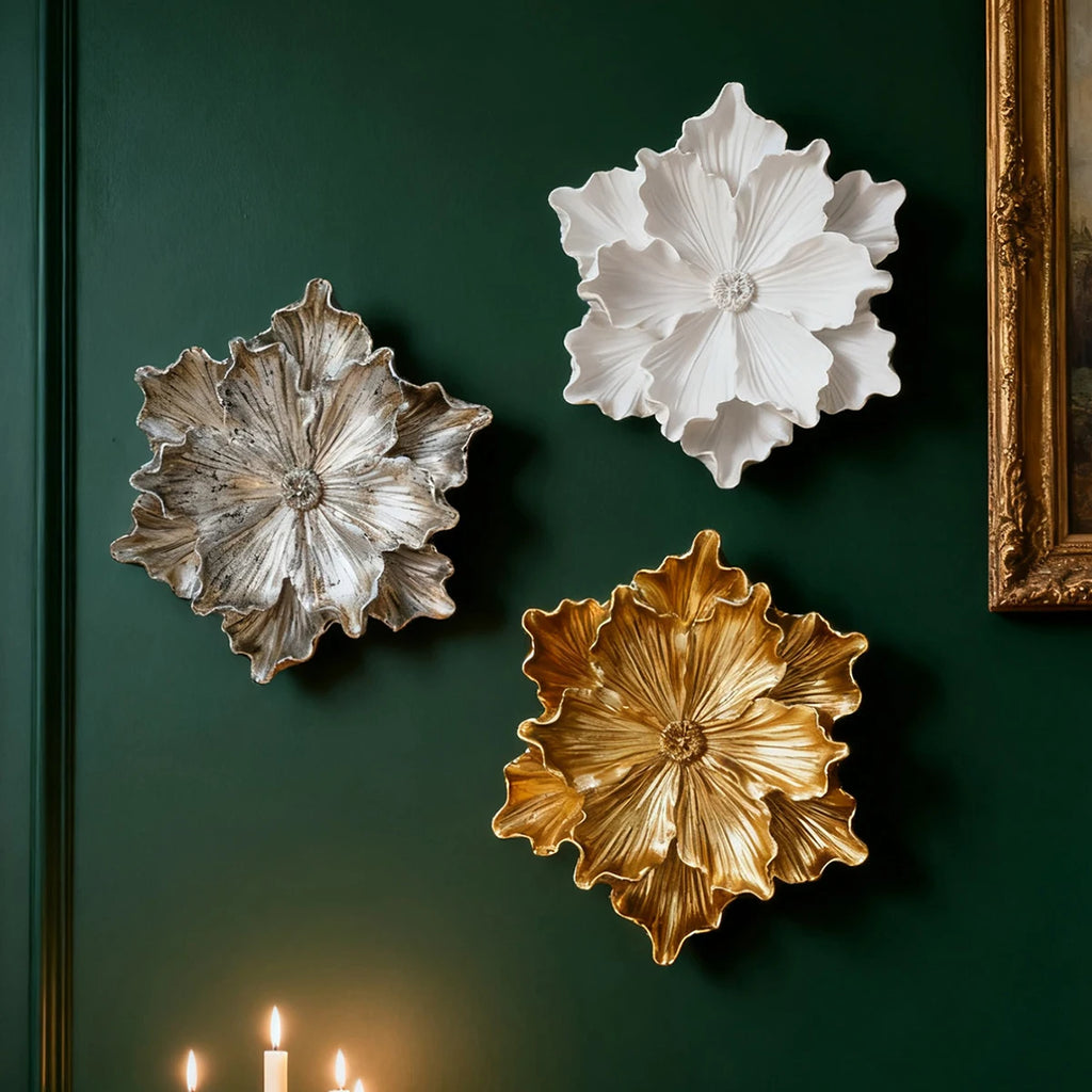 Sacred Lotus Wall Hanging — Sculptural Home Décor