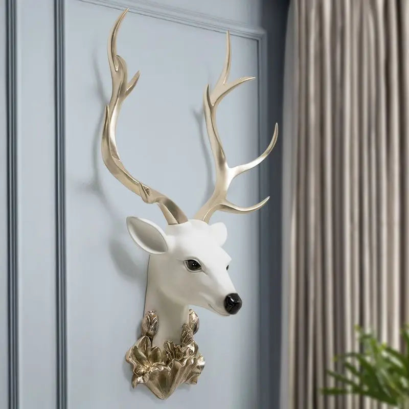 Reindeer Wall Art Sculpture