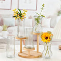 Vintage Embossed Glass Bud Vase