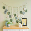 Macrame Feather Wall Hanging — Compact
