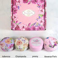 Soy flower candle set