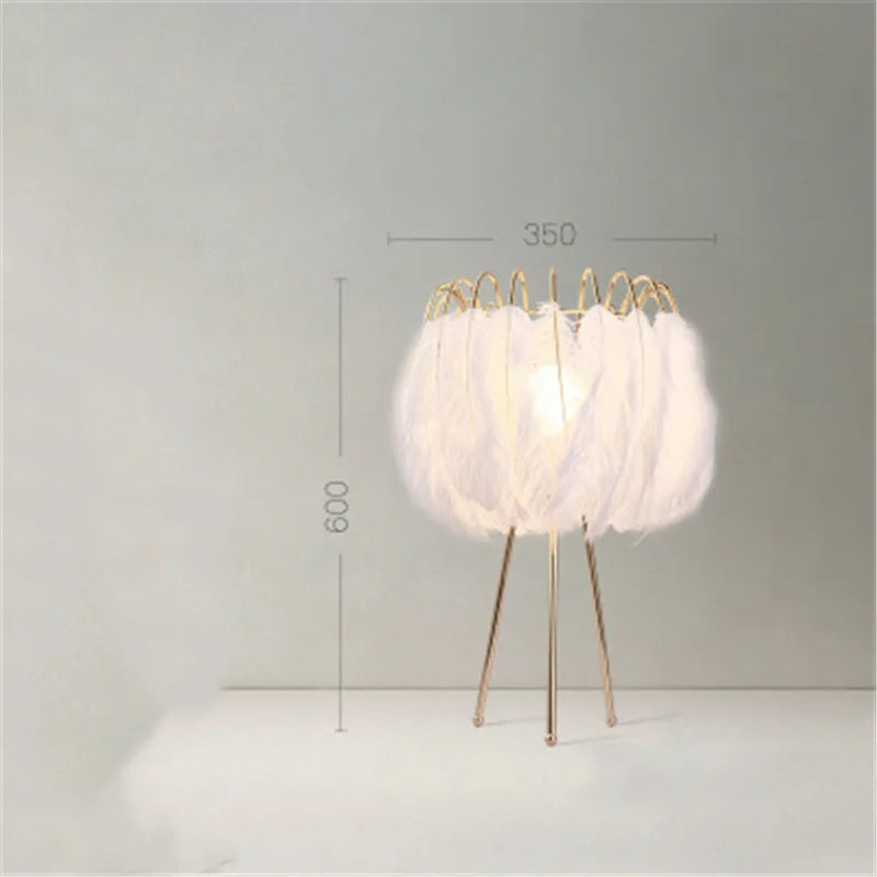 Fantasy Feather Lamp