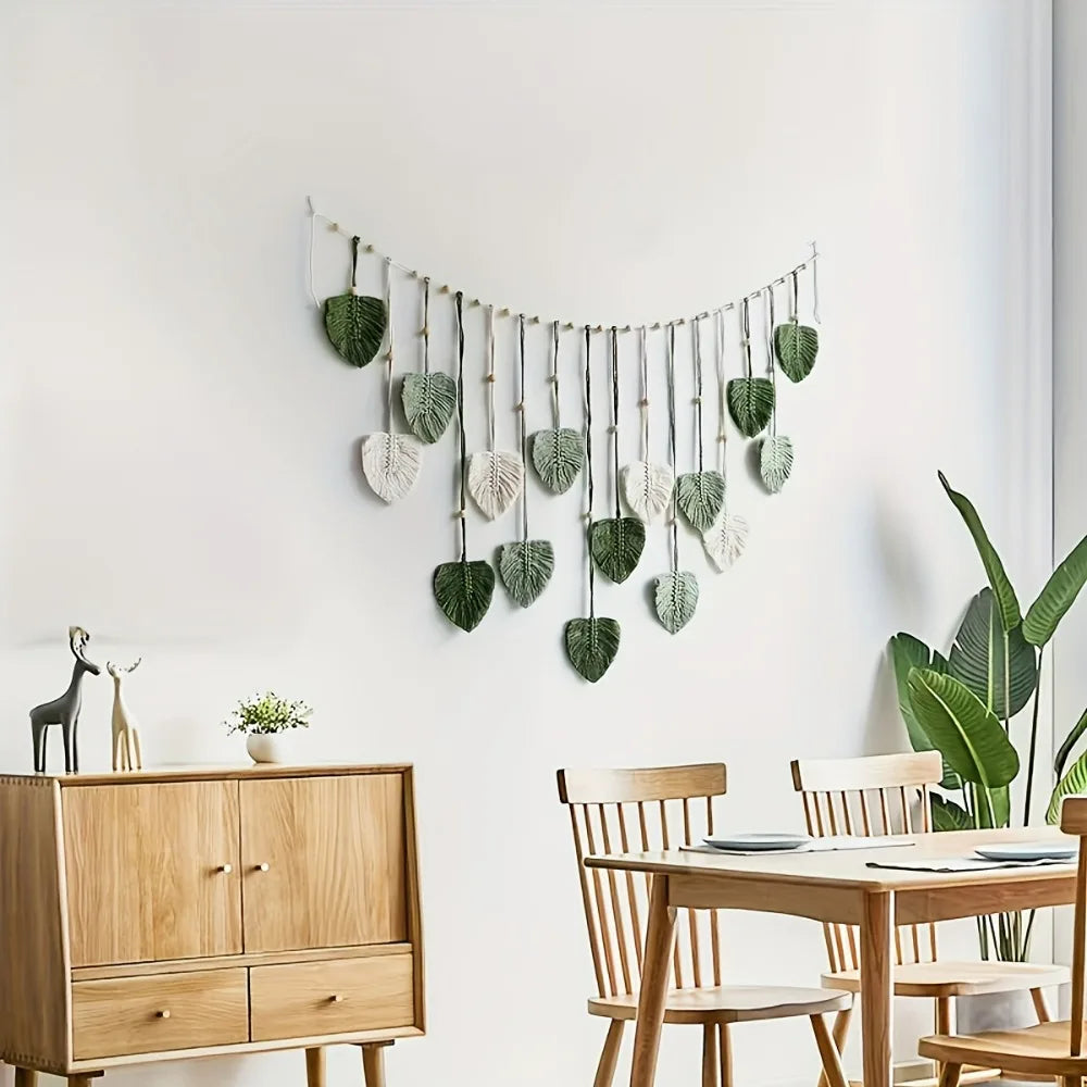Macrame Feather Wall Art — Large (120cm)