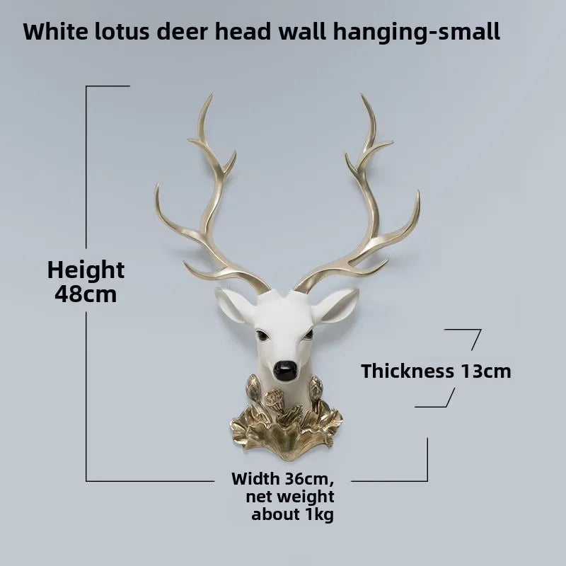 Reindeer Wall Art Sculpture