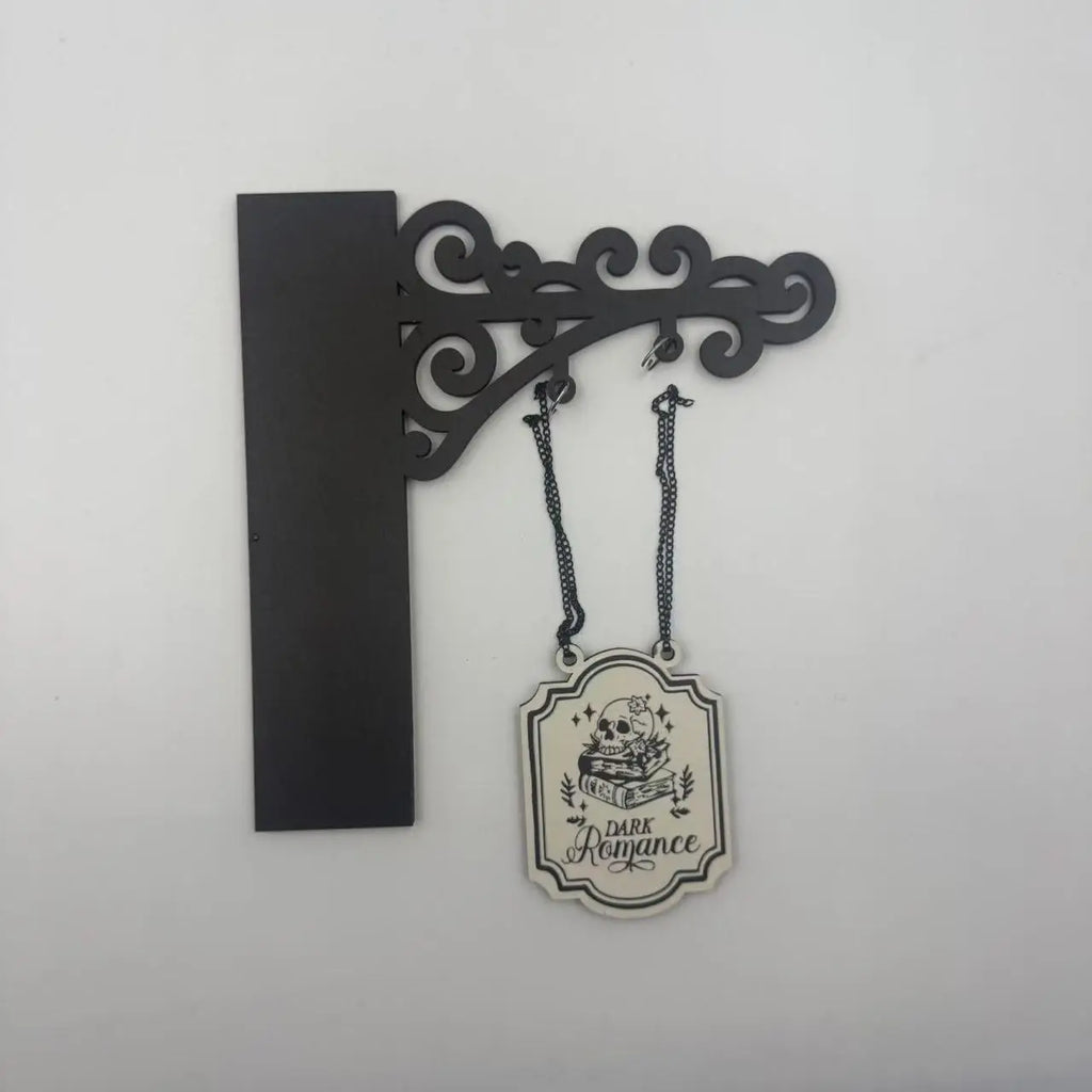 Bookcase signs