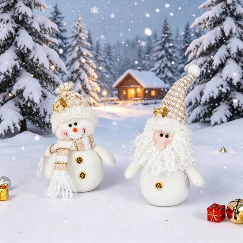 Winter Wonderland Santa & Friend