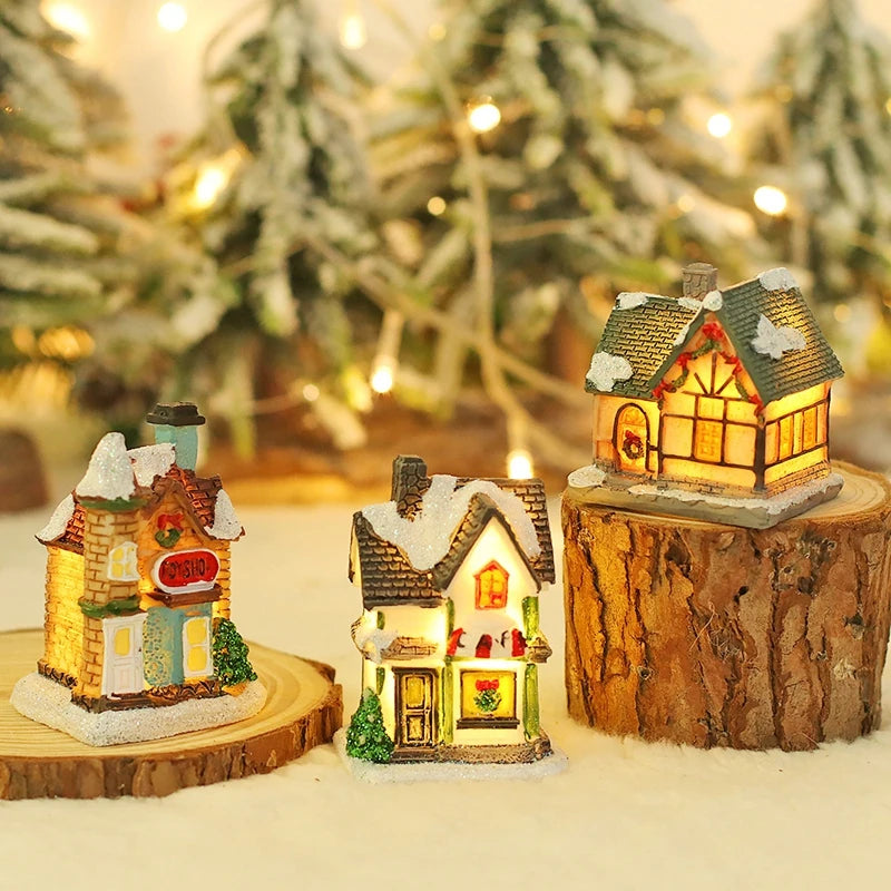 Wooden House Luminous Cabin