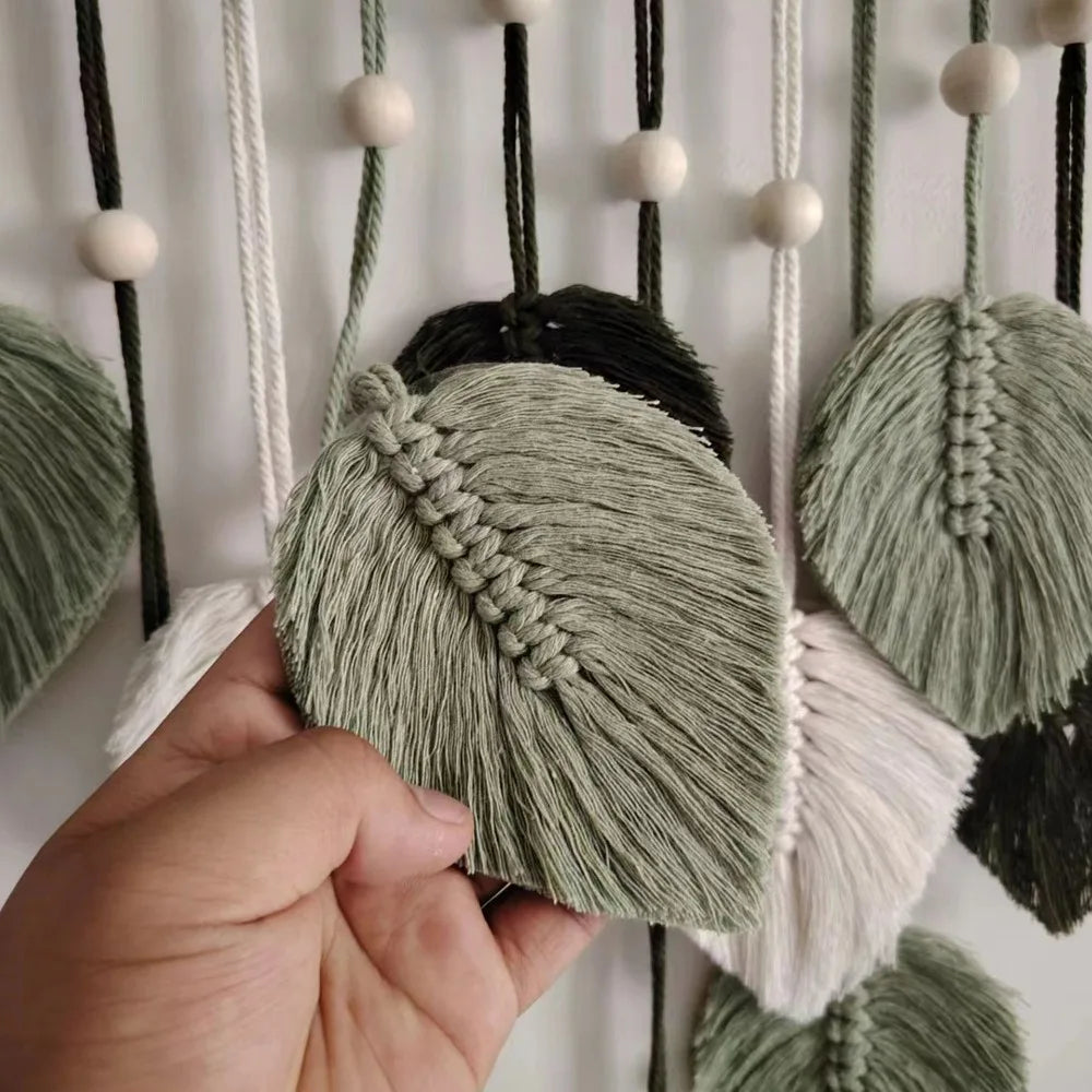 Macrame Feather Wall Art — Large (120cm)