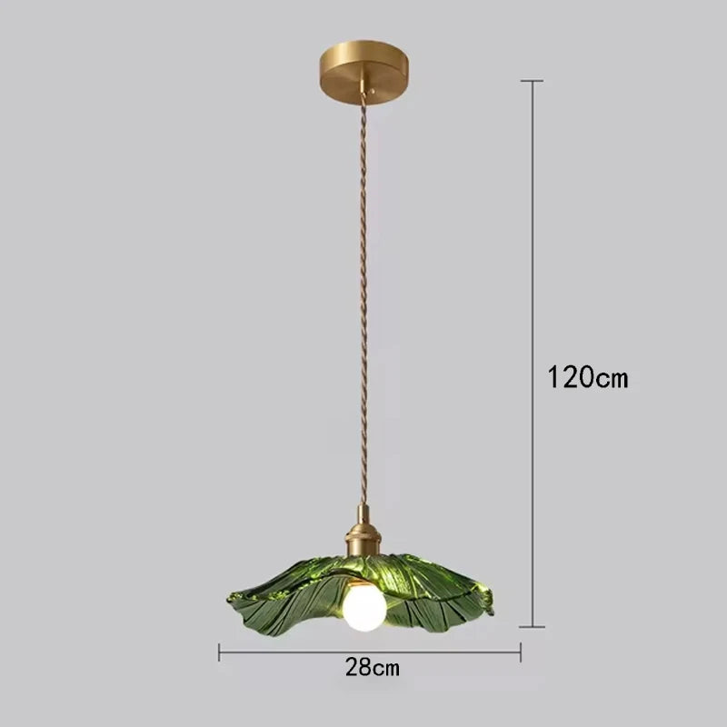 Vintage Pendant Glass Flower Lights