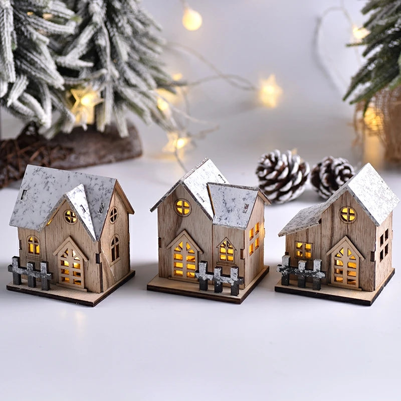 Wooden House Luminous Cabin