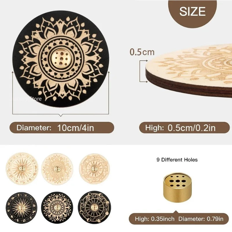 Wooden Incense Holder