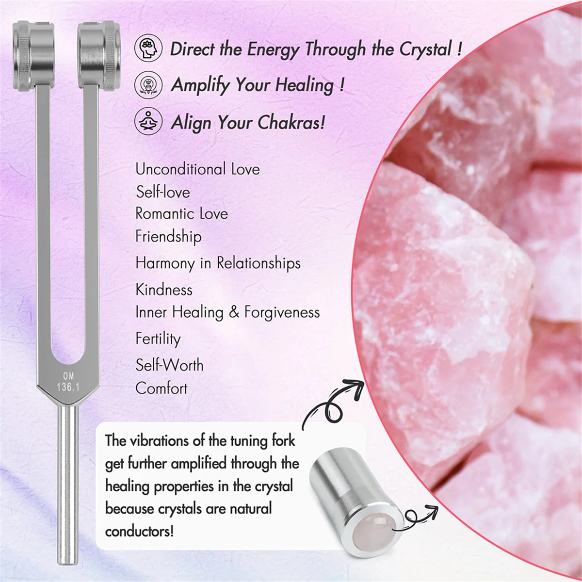 528 HZ Healing Tuning Forks