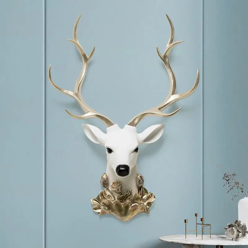 Reindeer Wall Art Sculpture