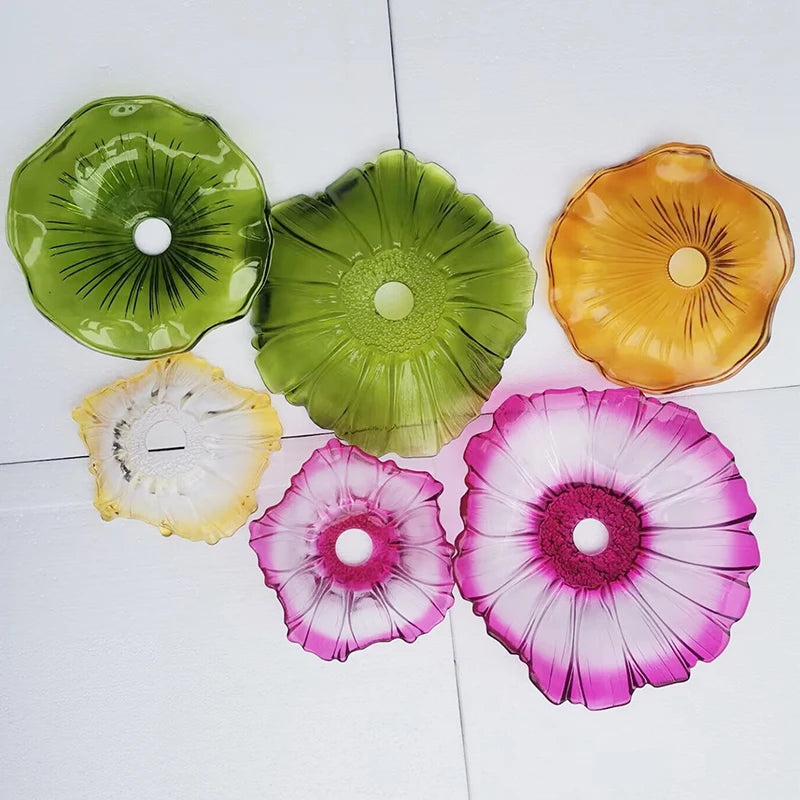 Vintage Pendant Glass Flower Lights