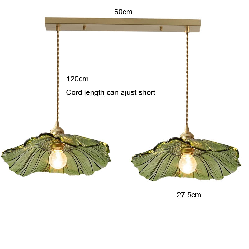 Vintage Pendant Glass Flower Lights