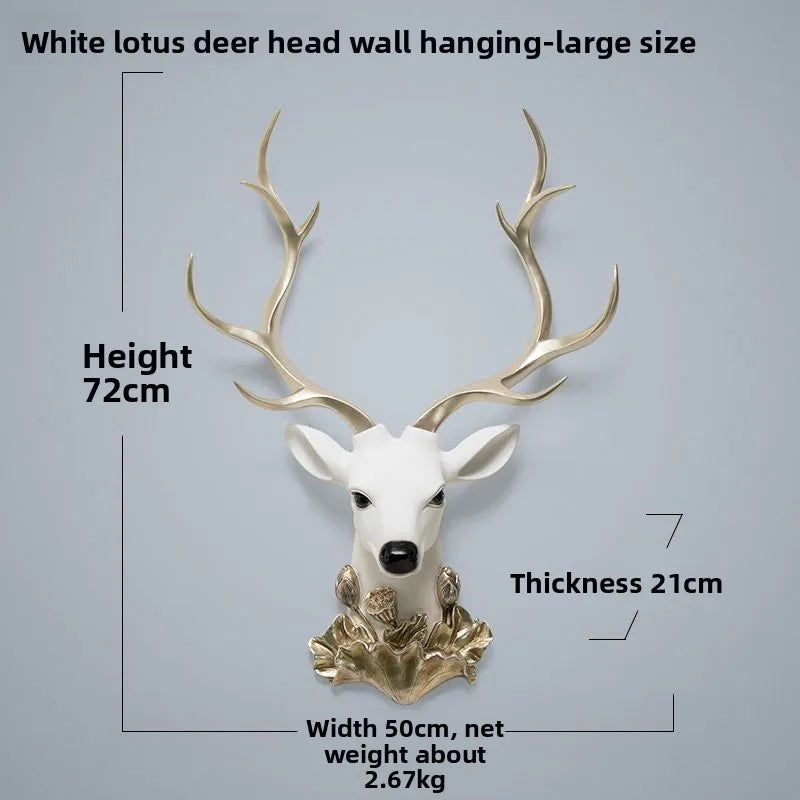 Reindeer Wall Art Sculpture