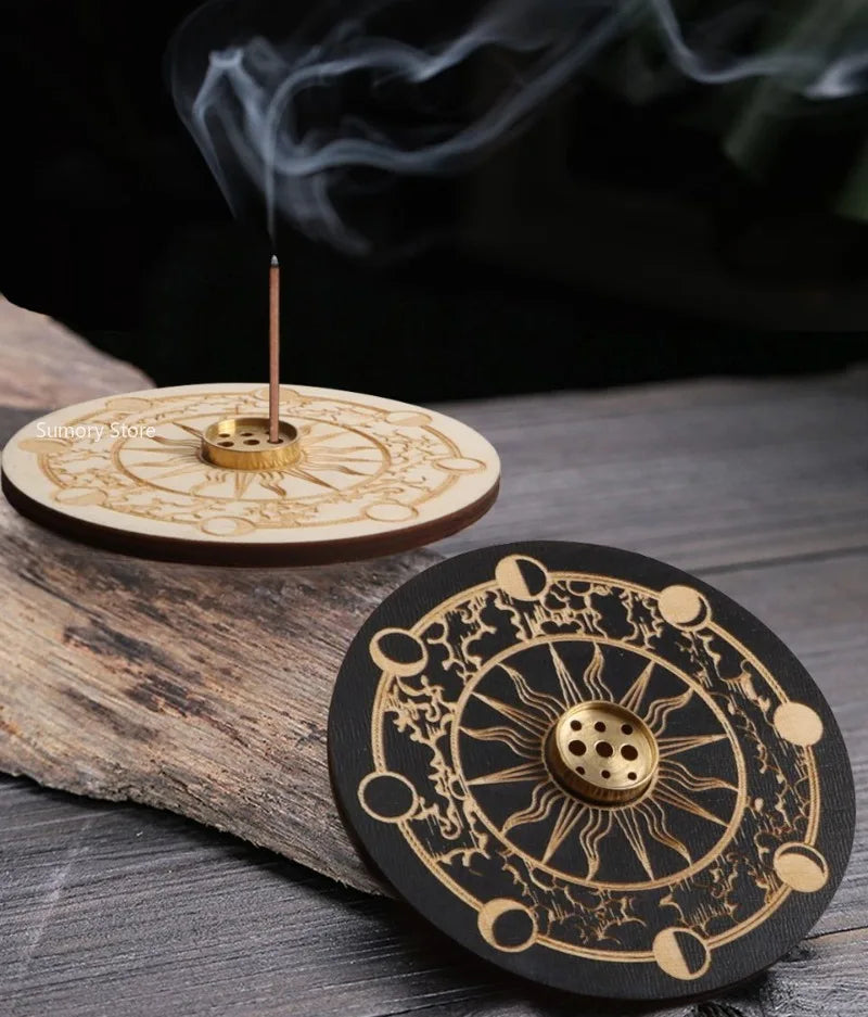 Wooden Incense Holder