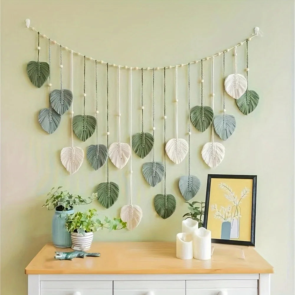 Macrame Feather Wall Art — Large (120cm)