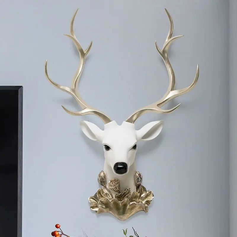 Reindeer Wall Art Sculpture