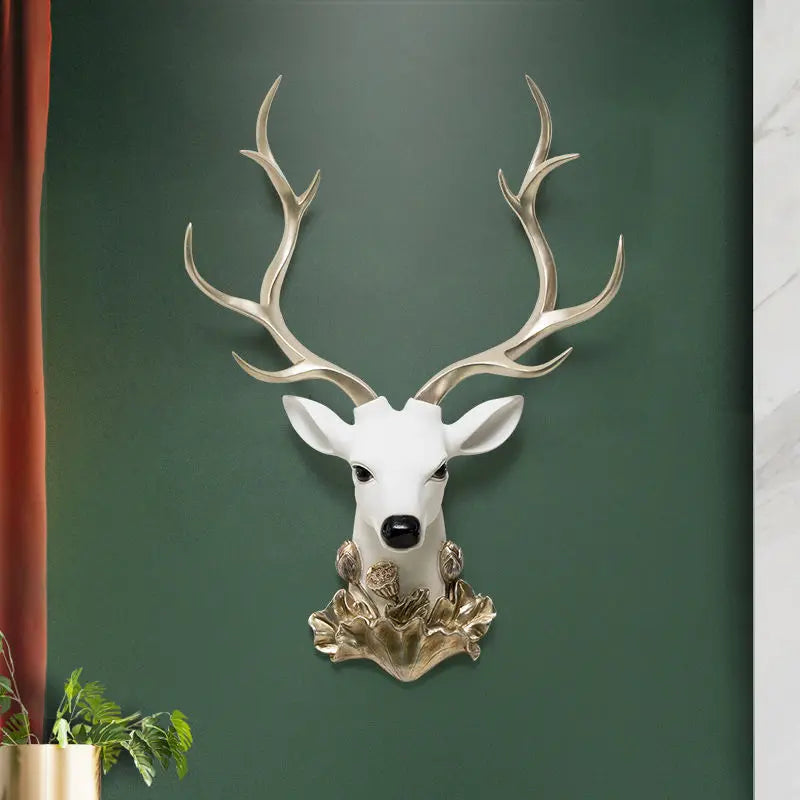 Reindeer Wall Art Sculpture