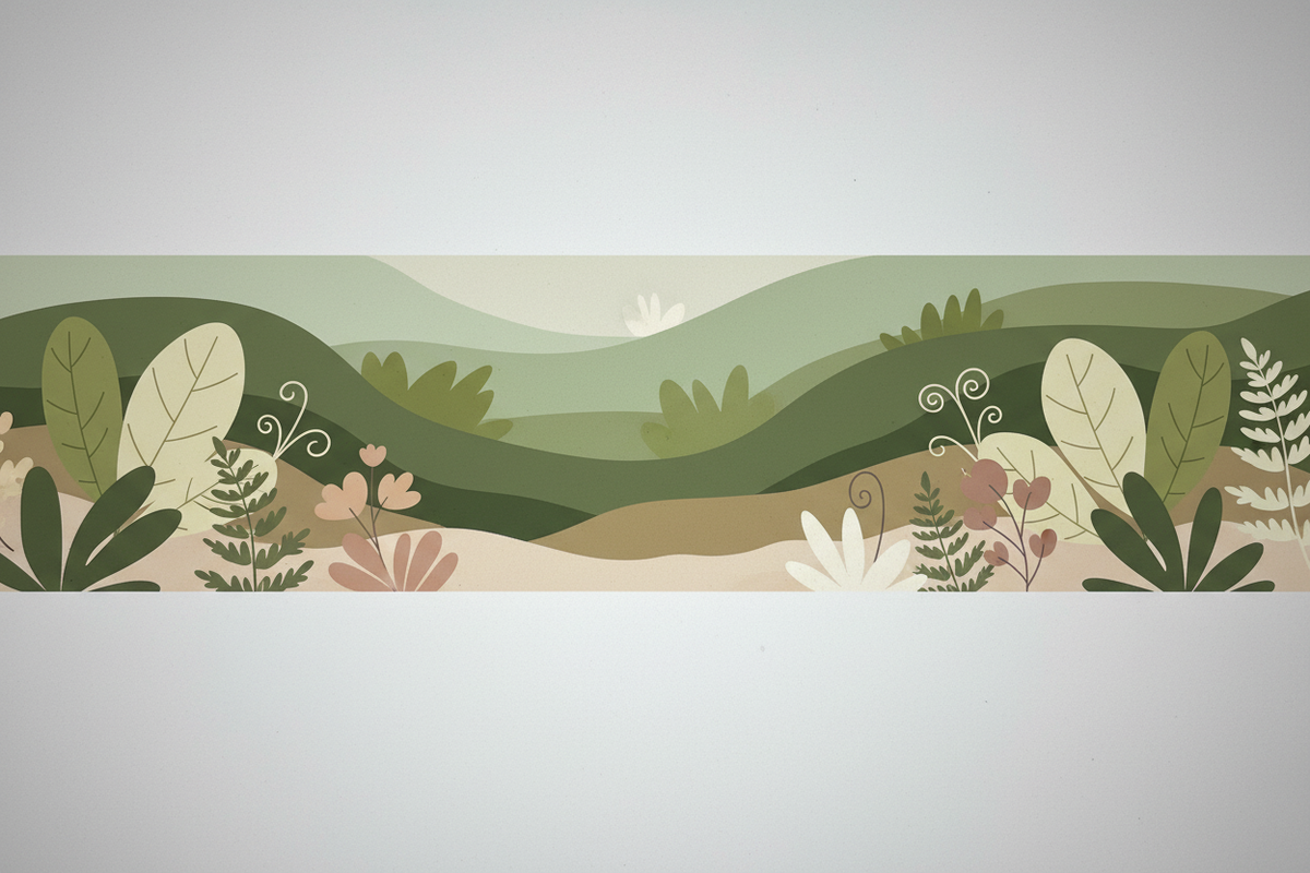 Botanical Illustrated Banner